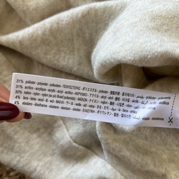 Zara Hooded Knit Sweatshirt Size M - Picture 10 of 10